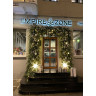 Новогоднее оформление под ключ из нобилиса, еловых веток с гирляндами фасадов, ресторанов, офисов и загородных пространств